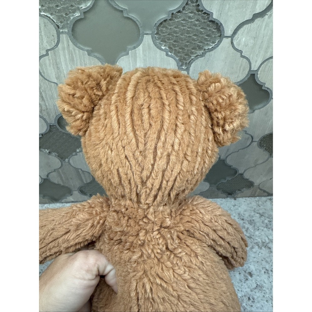 The Manhattan Toy Company Brown Ribbed Spice Teddy Bear Stuffed Animal 14" Plush - Picture 11 of 12